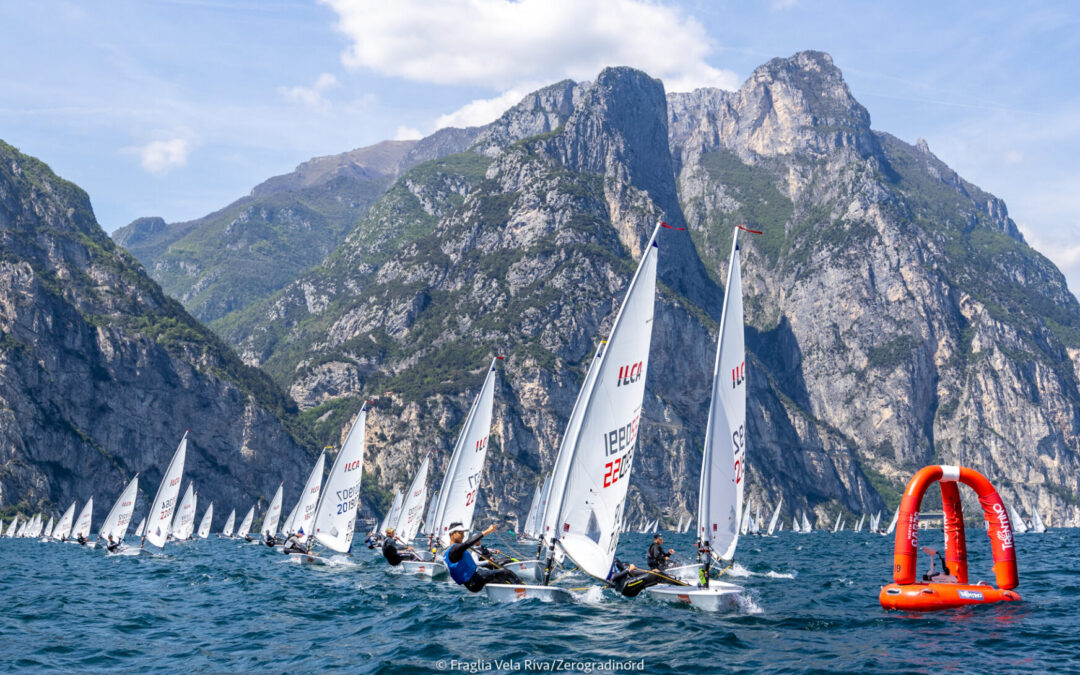 Più di 700 vele a Riva del Garda per gli EurILCA Europa Cup 2023, tra questi cinque atleti del Circolo Nautico “La Lampara” a.s.d.