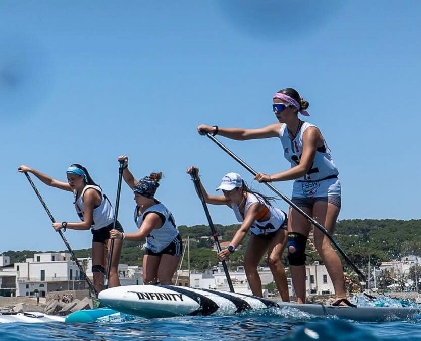 Il C.N. La Lampara ospita il Raduno della Squadra Nazionale Giovanile di SUP